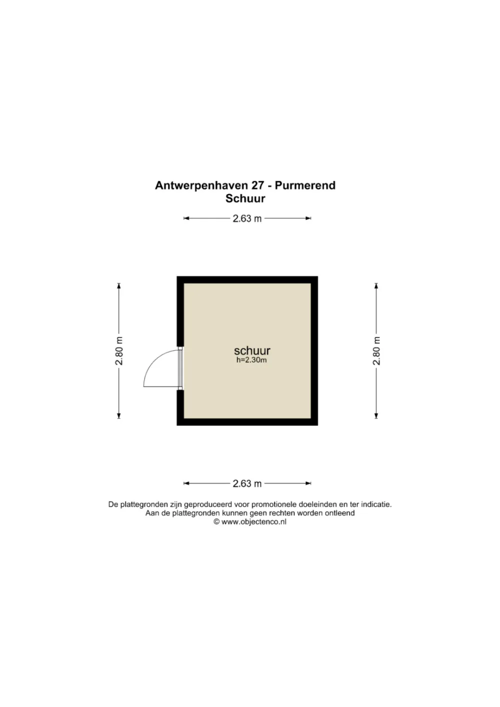 Floor plan Antwerpenhaven 27 - Floor plan 4