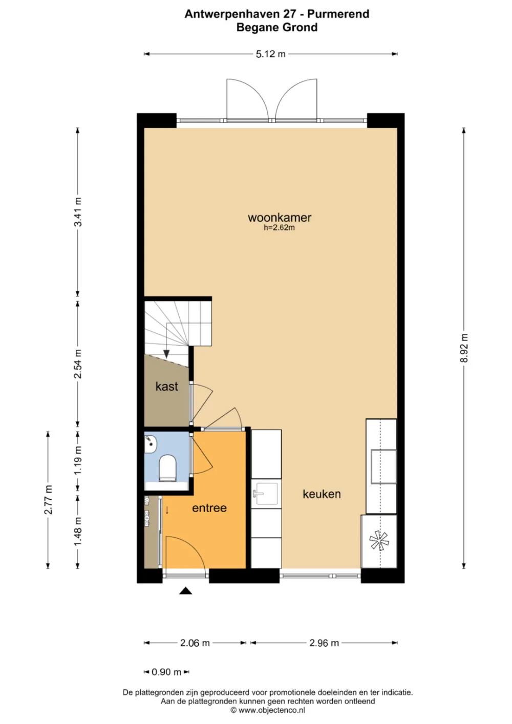 Floor plan Antwerpenhaven 27 - Floor plan 1