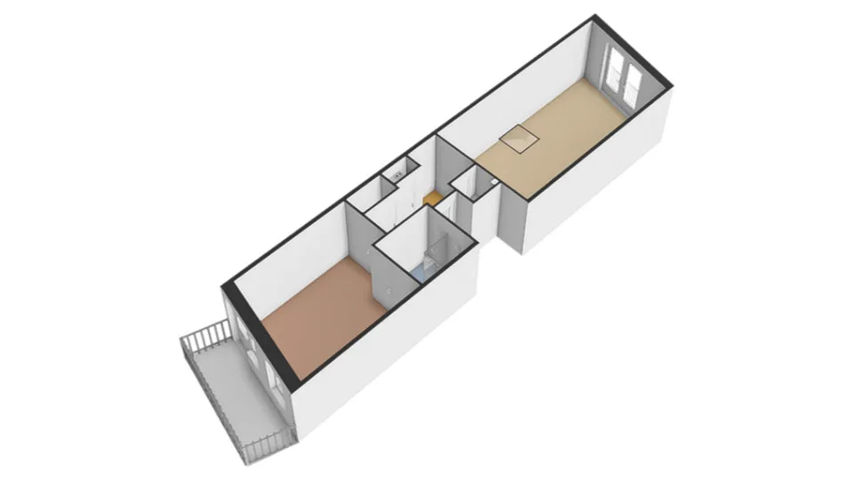Plattegrond Bakenesserstraat 15-D - Plattegrond 3