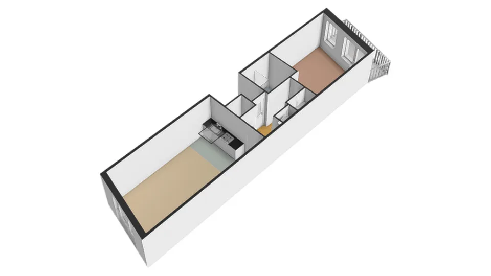 Plattegrond Bakenesserstraat 15-D - Plattegrond 4