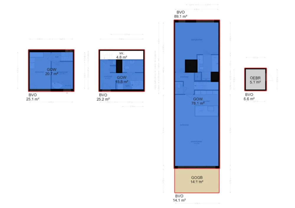 Plattegrond De Klencke 87-C - Plattegrond 6