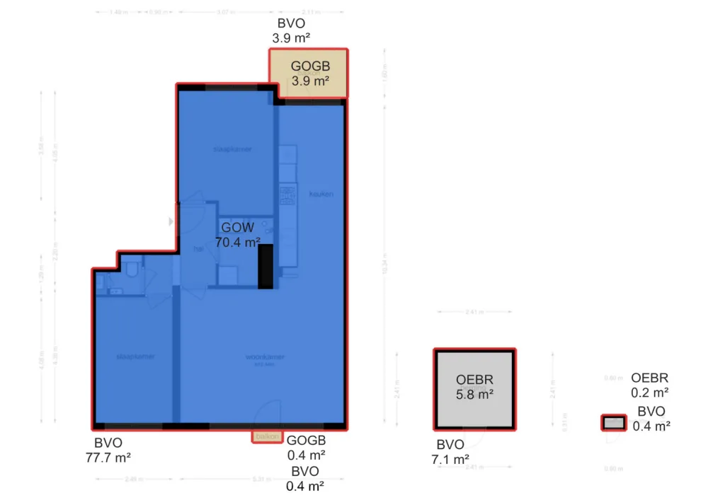 Plattegrond Eerste Atjehstraat 6-B - Plattegrond 5