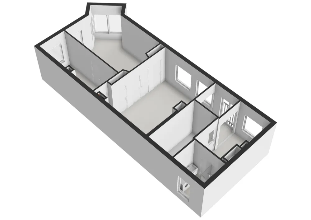 Plattegrond Eerste Helmersstraat 108-1 - Plattegrond 3