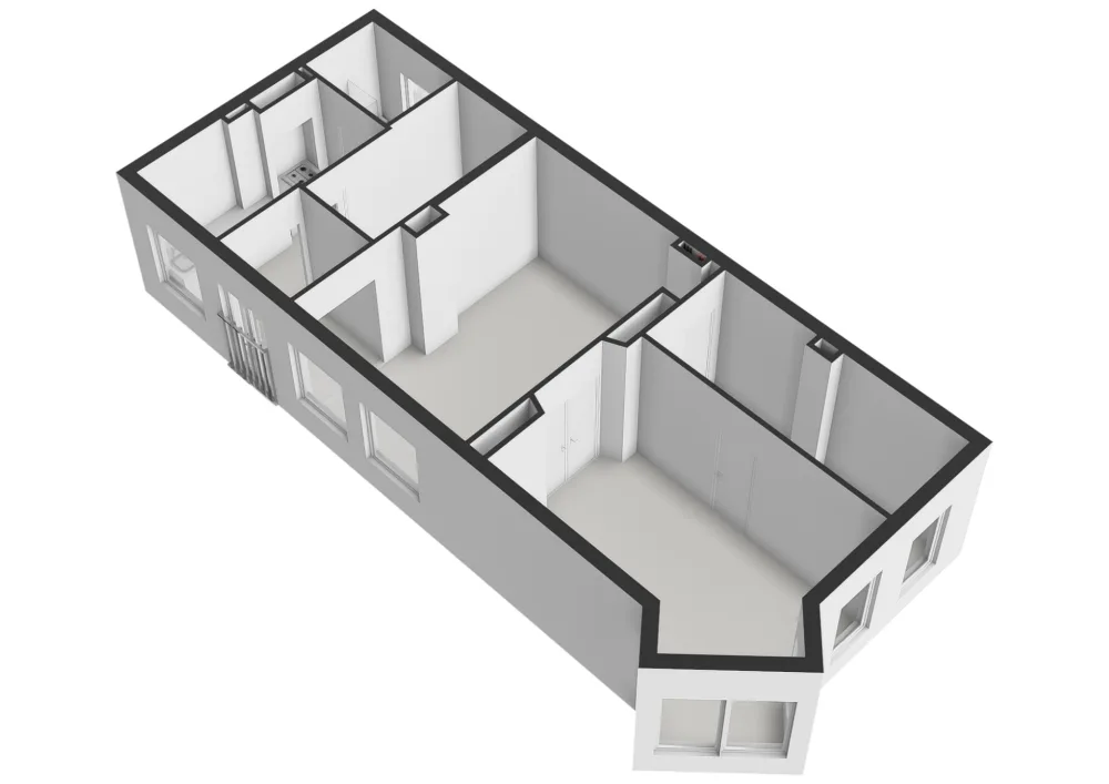 Plattegrond Eerste Helmersstraat 108-1 - Plattegrond 4