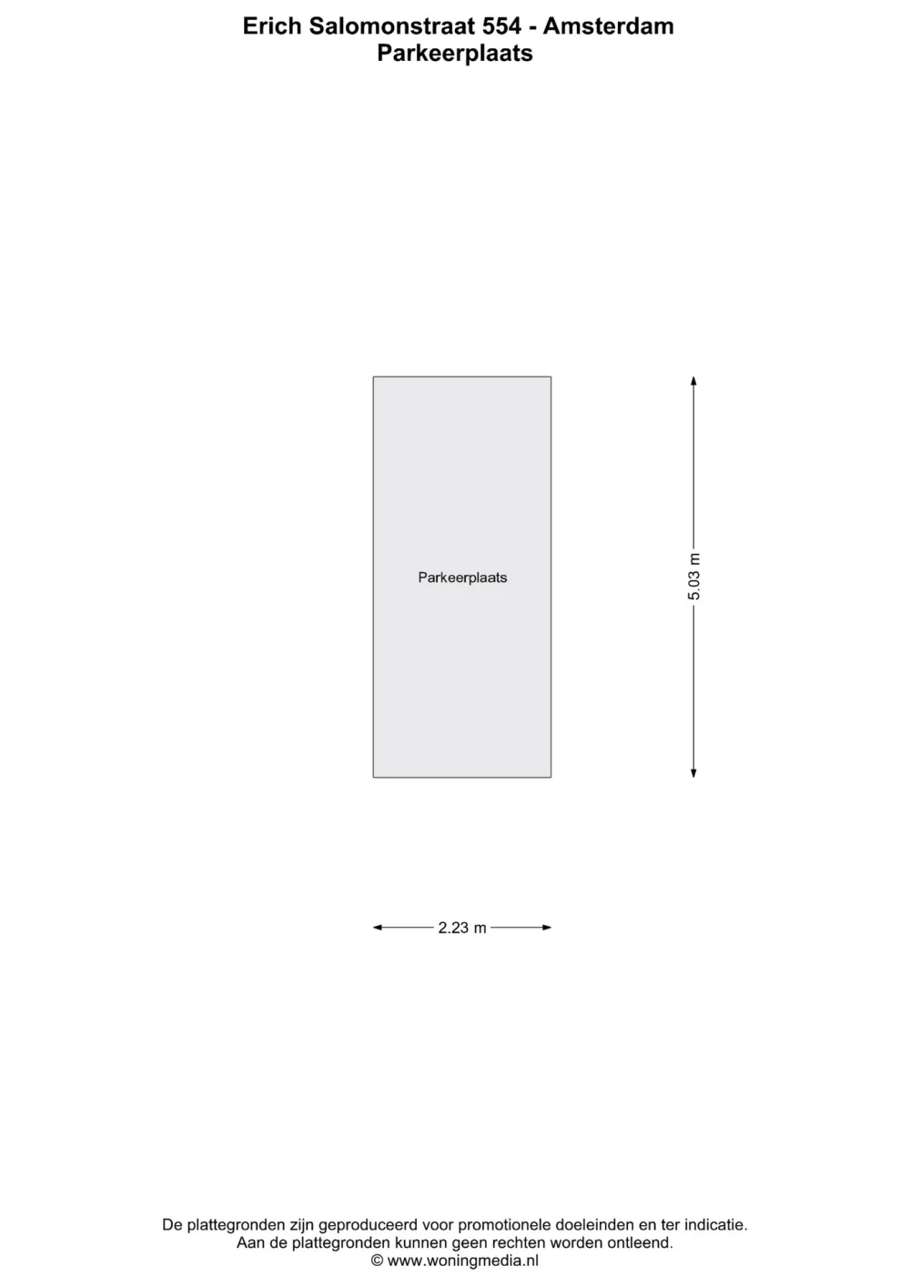 Plattegrond Erich Salomonstraat 554 - Plattegrond 5