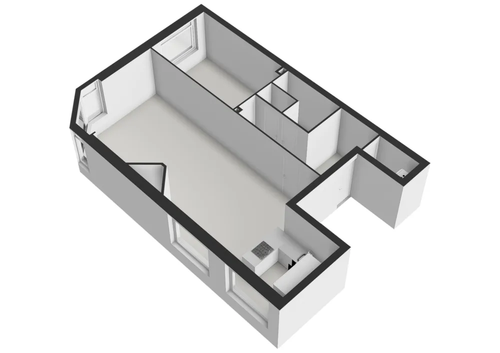 Plattegrond Henrick de Keijserstraat 15-1 - Plattegrond 2