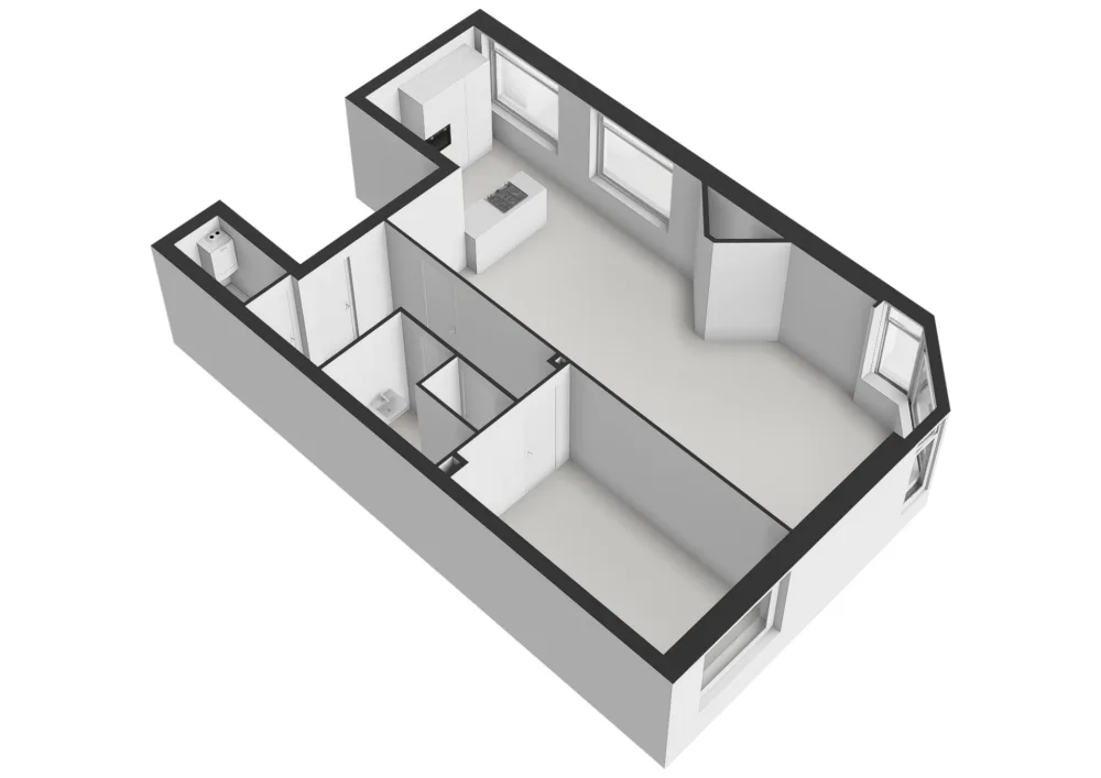 Plattegrond Henrick de Keijserstraat 15-1 - Plattegrond 3