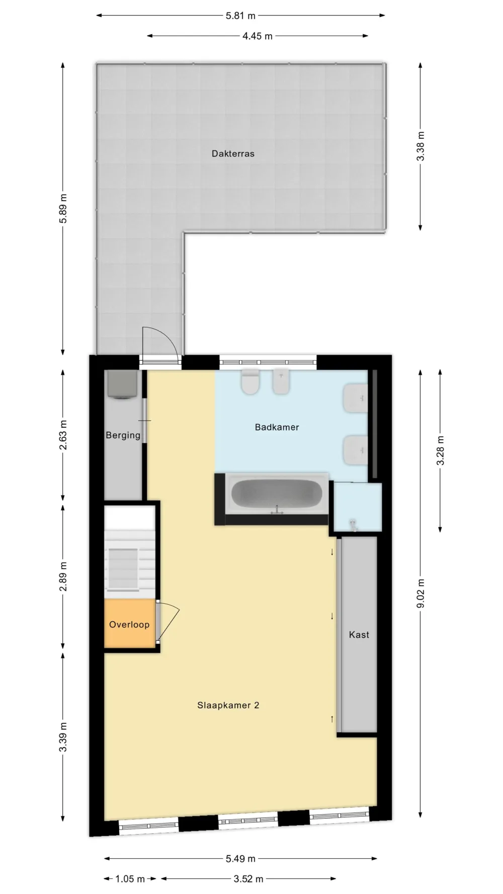 Plattegrond Herengracht 263 - Plattegrond 3