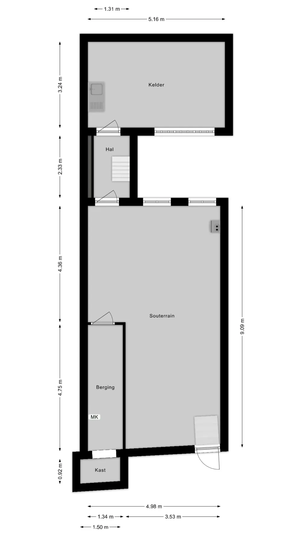 Plattegrond Herengracht 263 - Plattegrond 5