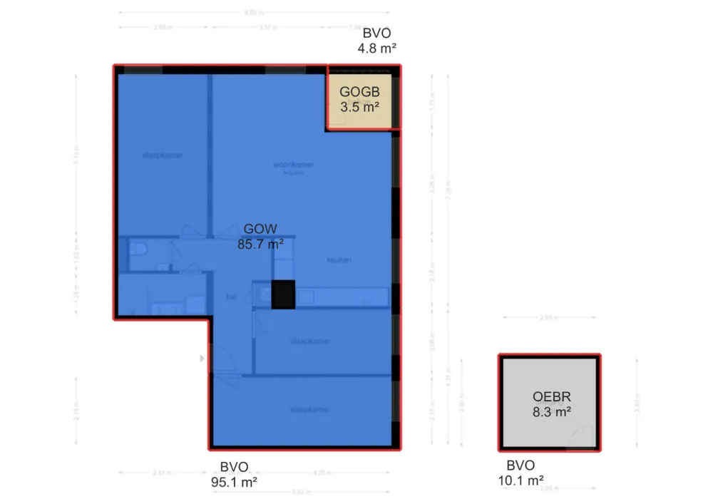 Plattegrond IJplein 242 - Plattegrond 3