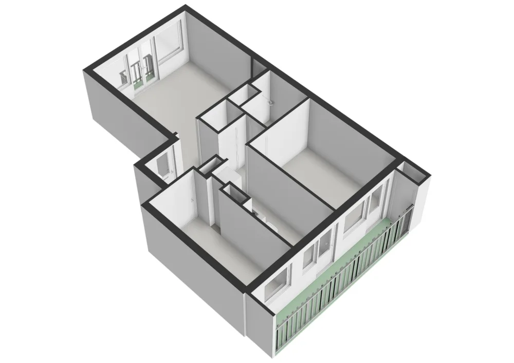 Plattegrond Karel Doormanstraat 124-H - Plattegrond 5