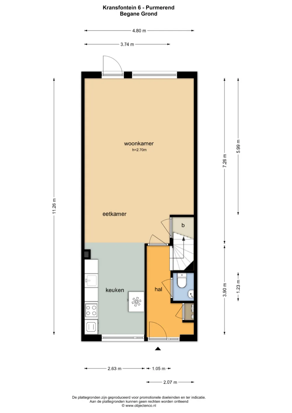 Plattegrond Kransfontein 6 - Plattegrond 1