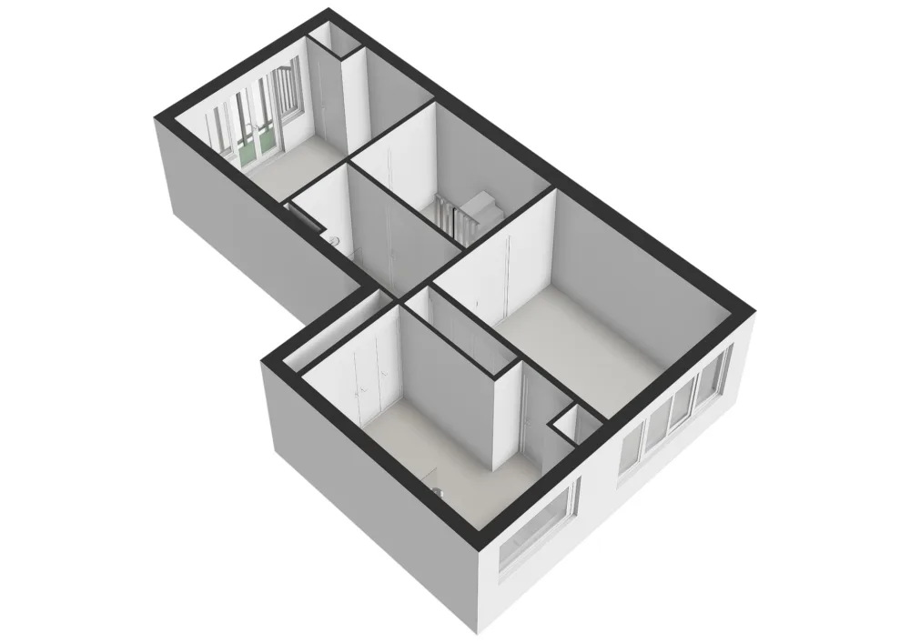 Floor plan Kribbestraat 52-2 - Floor plan 7