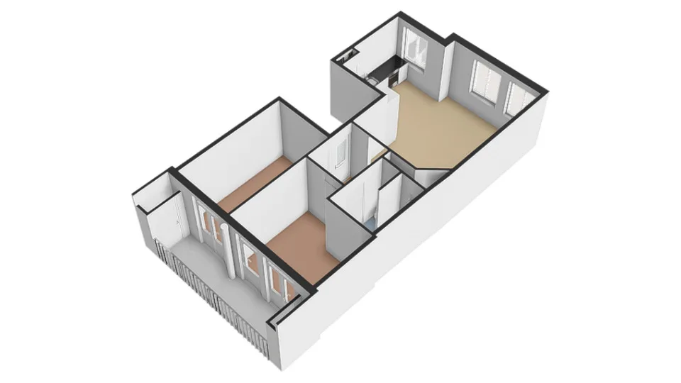 Plattegrond Orteliusstraat 156-2 - Plattegrond 4