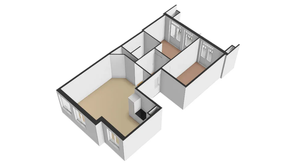 Plattegrond Orteliusstraat 156-2 - Plattegrond 3