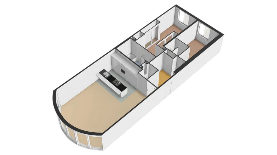 Plattegrond Pieter de Hoochstraat 5-F - Plattegrond 6