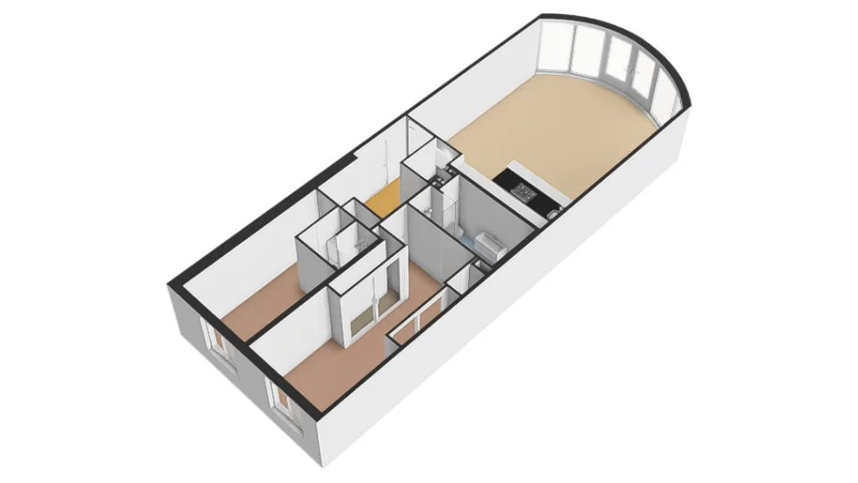 Plattegrond Pieter de Hoochstraat 5-F - Plattegrond 7
