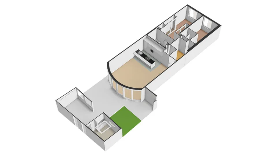 Plattegrond Pieter de Hoochstraat 5-F - Plattegrond 8