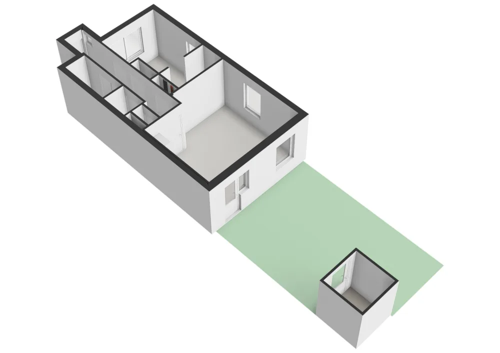 Floor plan Ranonkelkade 5-B - Floor plan 4