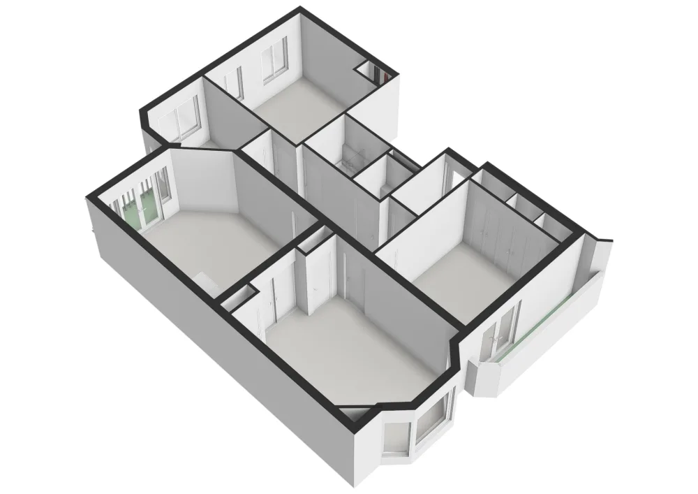Plattegrond Rooseveltlaan 224-1 - Plattegrond 3