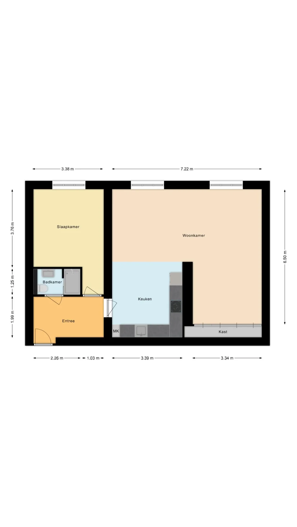 Plattegrond Silodam 129-A - Plattegrond 2