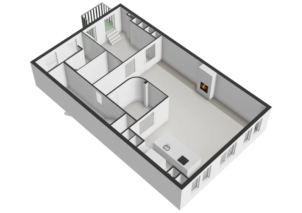 Plattegrond Sint Willibrordusstraat 16-C - Plattegrond 3