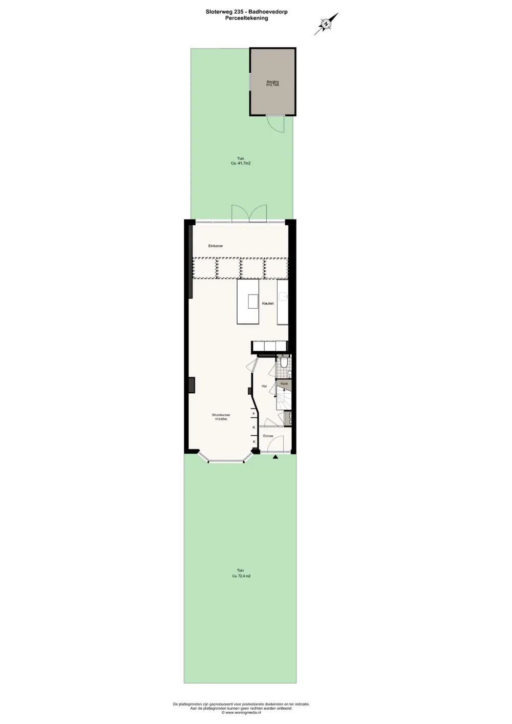 Plattegrond Sloterweg 235 - Plattegrond 1