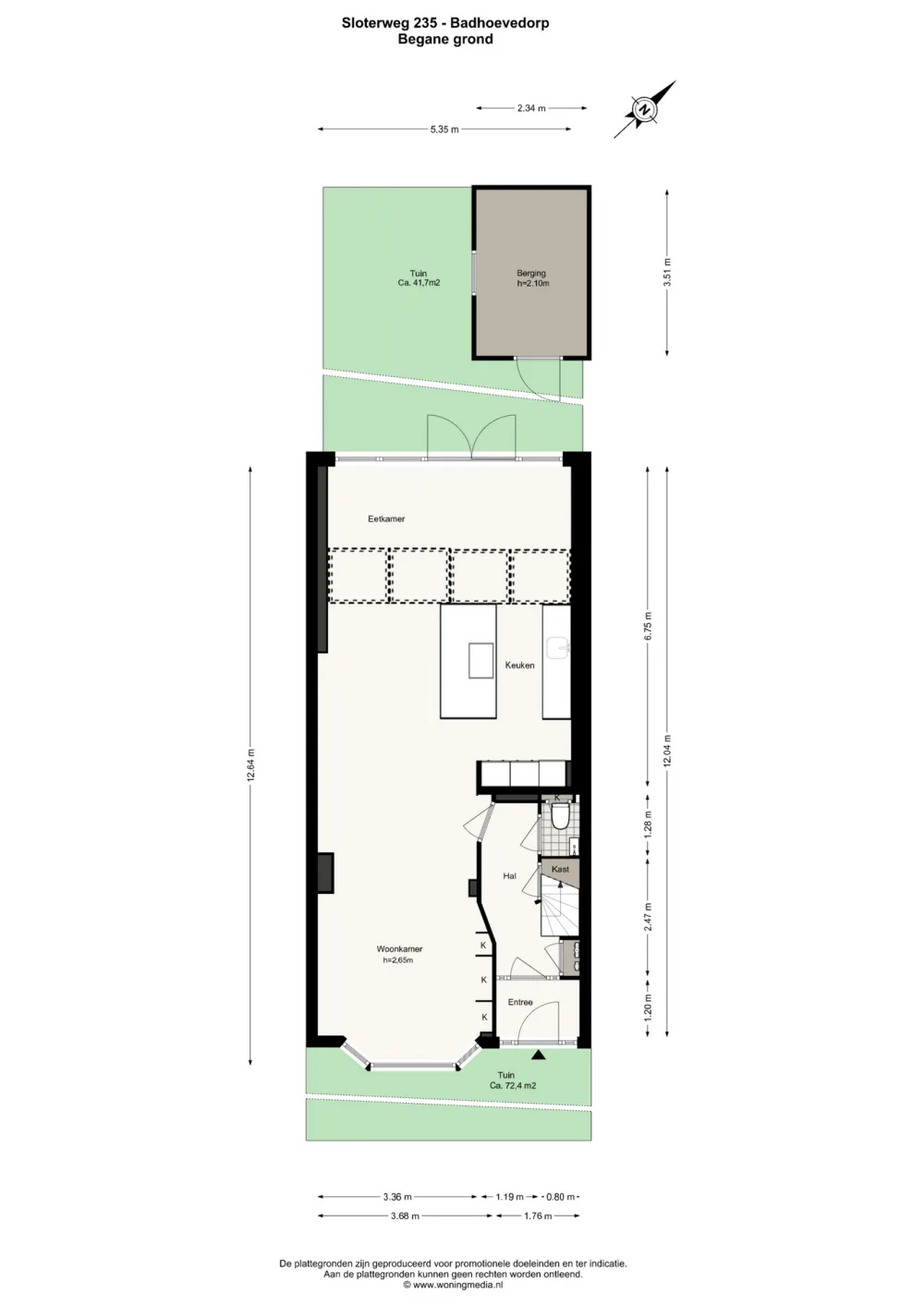 Plattegrond Sloterweg 235 - Plattegrond 2