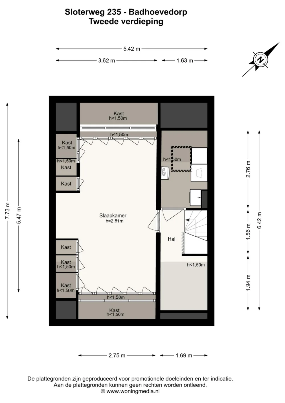 Plattegrond Sloterweg 235 - Plattegrond 4