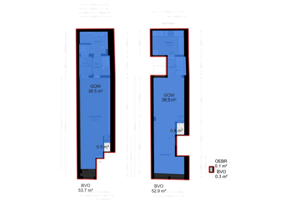 Plattegrond Spuistraat 40-A - Plattegrond 4