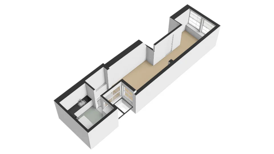 Plattegrond Spuistraat 40-A - Plattegrond 6