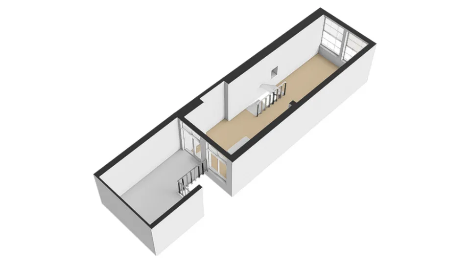 Plattegrond Spuistraat 40-B - Plattegrond 8
