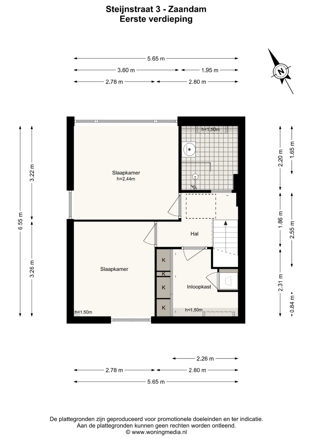 Plattegrond Steijnstraat 3 - Plattegrond 2