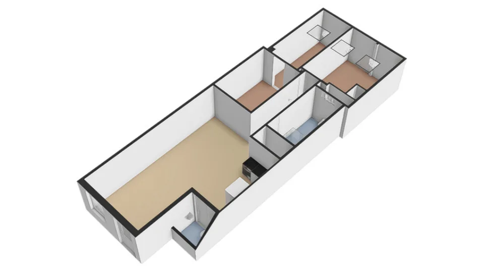Plattegrond Tilanusstraat 57-H - Plattegrond 4