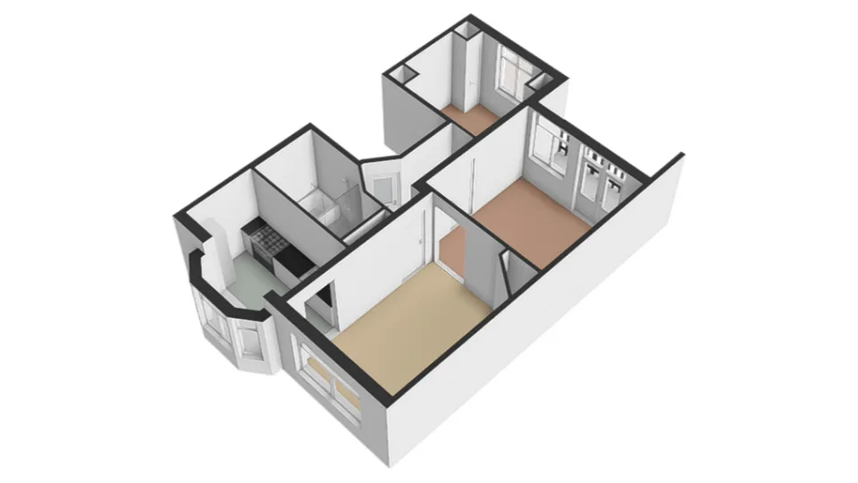 Plattegrond Tweede Boerhaavestraat 13-B - Plattegrond 3