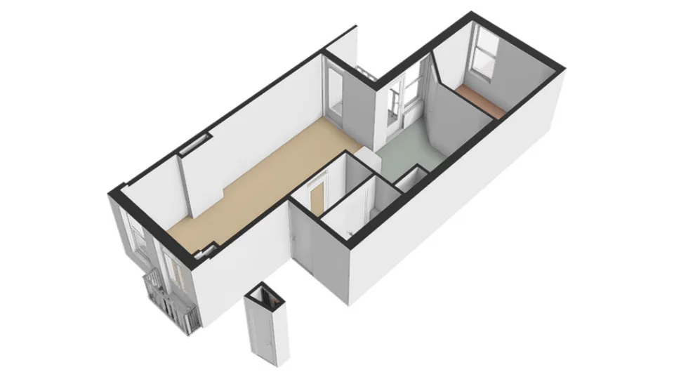 Plattegrond Van Beuningenstraat 211-3 - Plattegrond 5