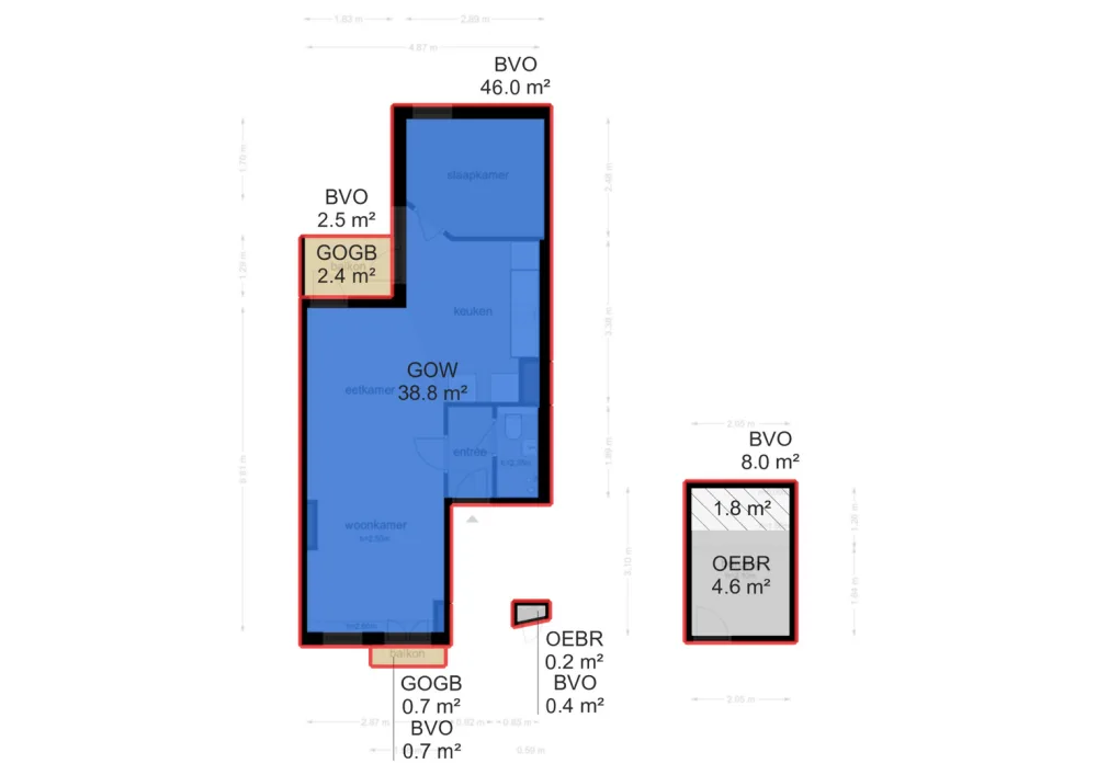 Plattegrond Van Beuningenstraat 211-3 - Plattegrond 3