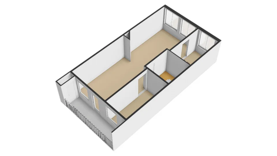 Plattegrond Van Spilbergenstraat 90-H - Plattegrond 8