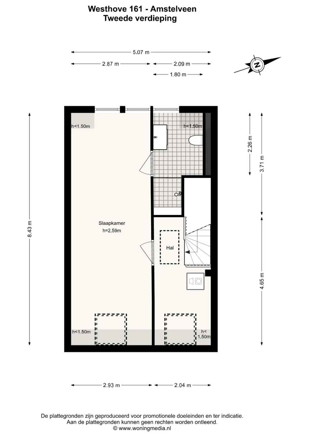 Floor plan Westhove 161 - Floor plan 2