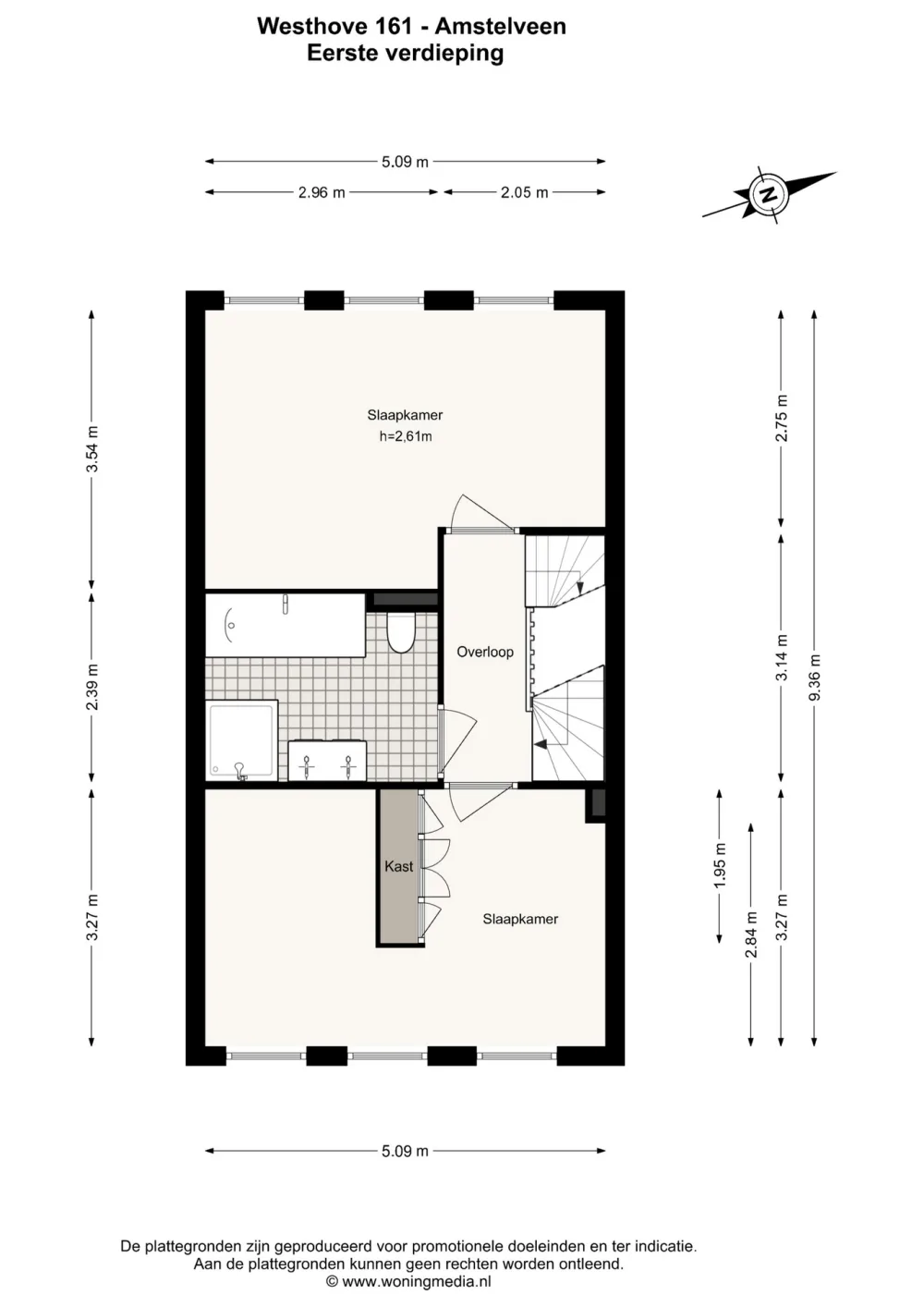 Floor plan Westhove 161 - Floor plan 1