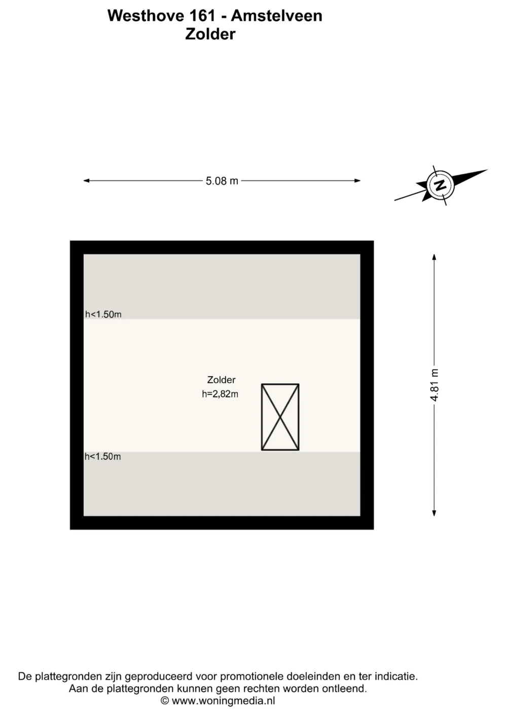 Floor plan Westhove 161 - Floor plan 4
