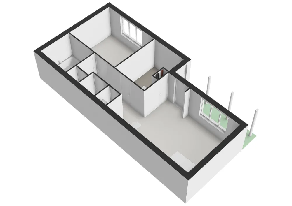 Floor plan Zonnebeke 4 - Floor plan 6