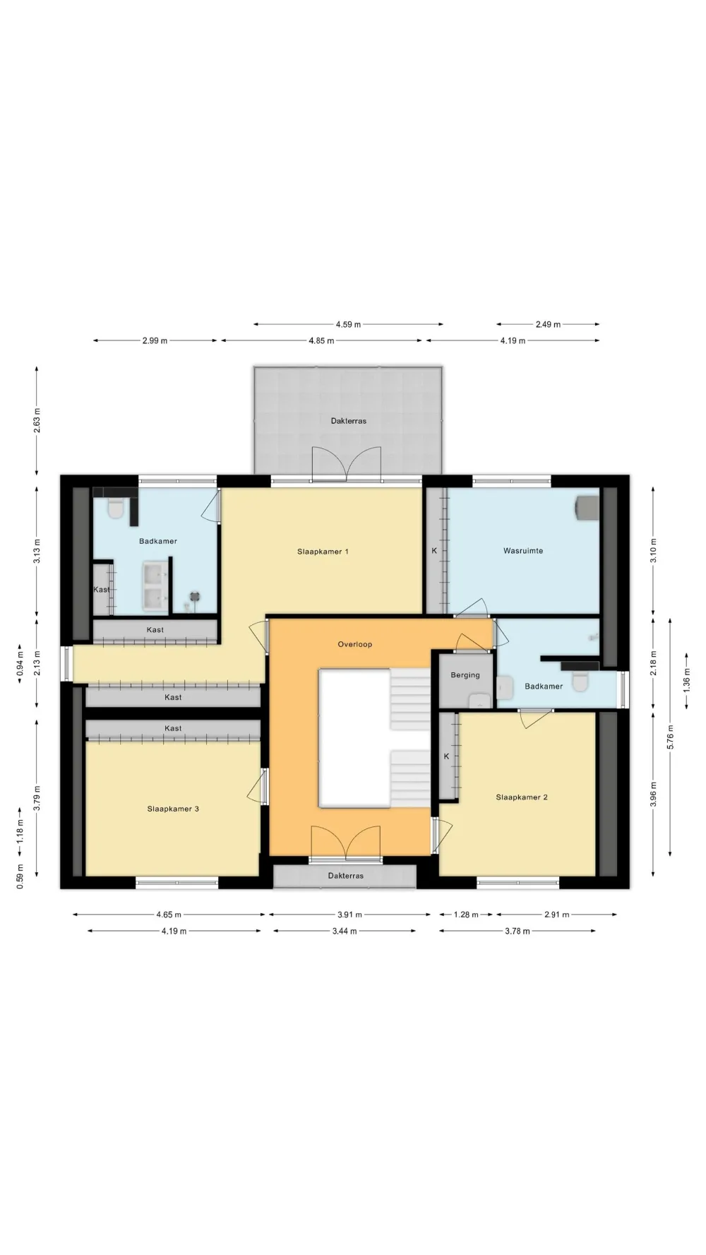 Plattegrond Zuiderakerweg 32 - Plattegrond 3