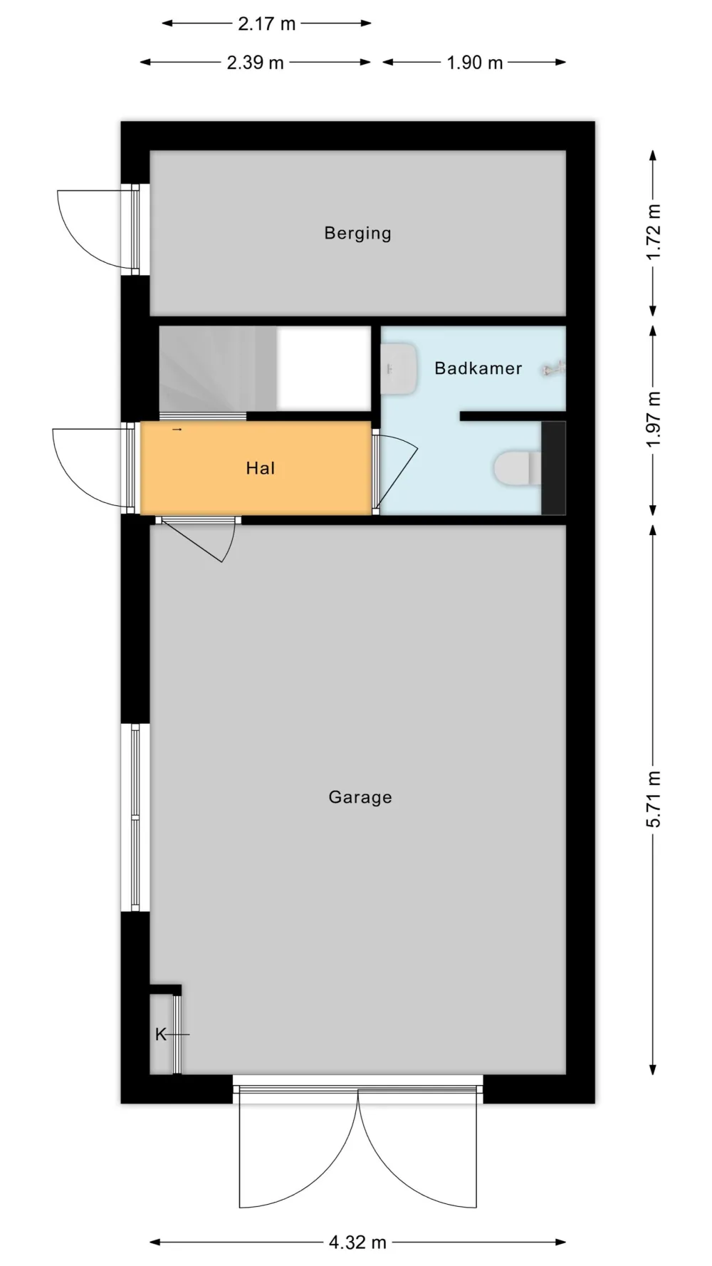 Plattegrond Zuiderakerweg 32 - Plattegrond 7
